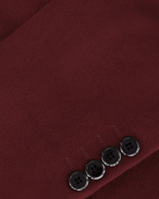 Southern Gents Double Breasted Topcoat – Burgundy