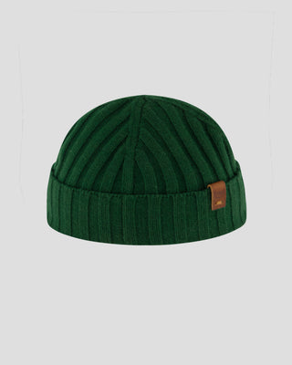 Southern Gents Merino Wool + Cashmere Fisherman Beanie - Green