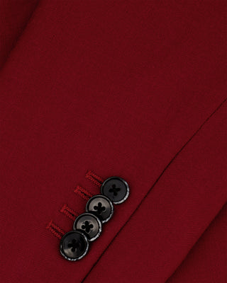 Southern Gents Double Breasted Blazer - Burgundy