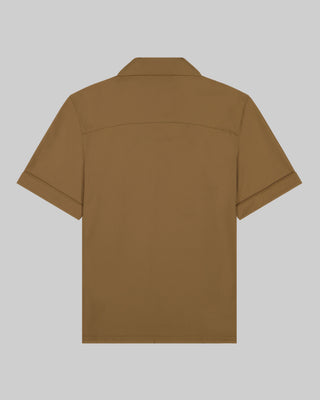 Southern Gents Camp Collar Shirt - Brown