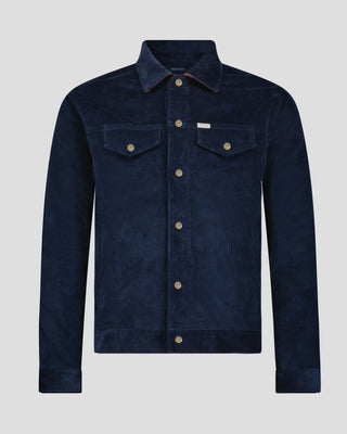 Southern Gents Corduroy Trucker Jacket - Navy