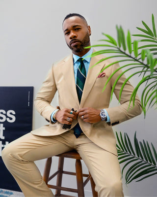 Southern Gents Single Breasted Blazer - Tan