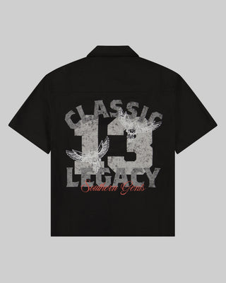Southern Gents Mechanic Work Shirt - Black