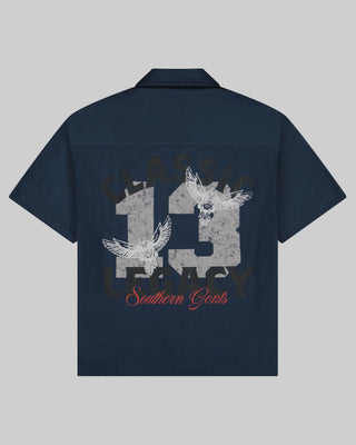 Southern Gents Mechanic Work Shirt - Navy