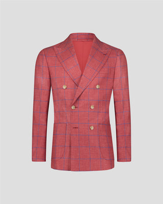 Southern Gents Double Breasted - Salmon Plaid