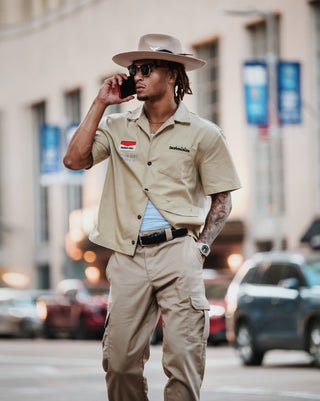 Southern Gents Mechanic Work Shirt - Sand