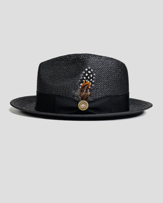 Southern Gents Trilby Fedora Hat - Black 