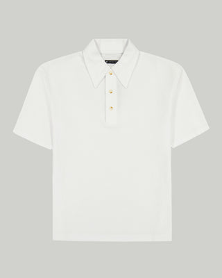 Southern Gents Vintage Cotton Polo - White
