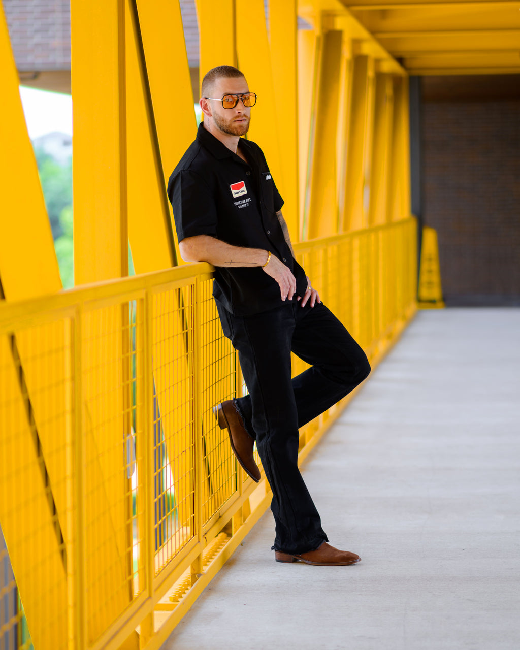 Southern Gents Mechanic Work Shirt - Black
