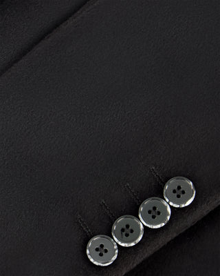Southern Gents Double Breasted Men's Coat - Black