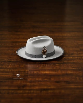 Southern Gents Miller Ranch Fedora - Platinum
