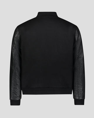 Southern Gents Varsity Jacket - Black Stealth