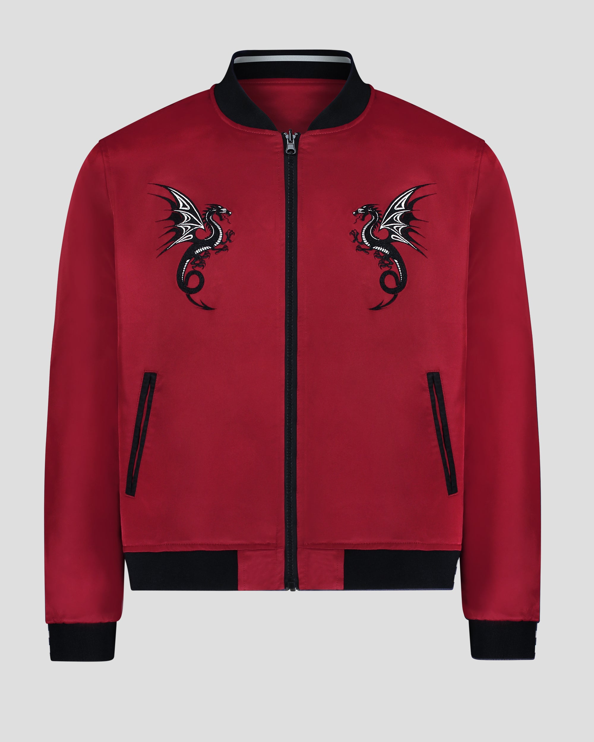 Southern Gents Reversible Bomber Jacket - Tiger v. Dragon