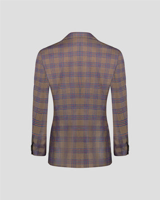 Southern Gents Single Breasted - Khaki + Orange Plaid