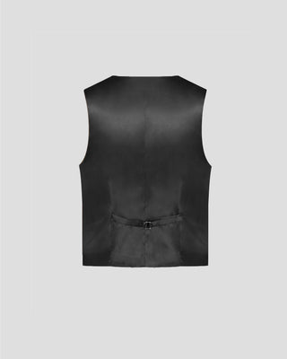 Southern Gents Single Breasted Vest - Black