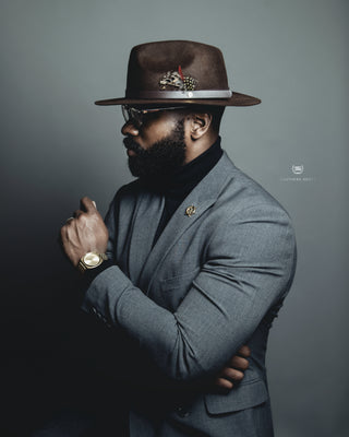 Southern Gents Geoffery Fedora - Brown