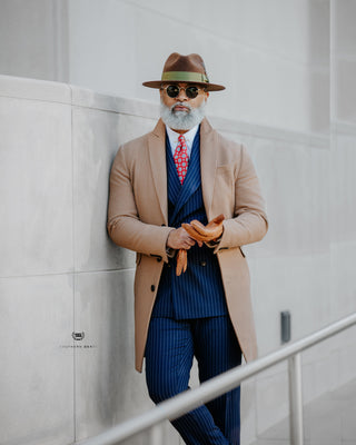 Southern Gents Men's Camel Overcoat