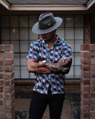 Southern Gents Geoffery Fedora - Dark Grey