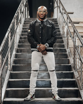 Southern Gents - Kamaru Usman UFC 278 - NGHTMR Bomber Jacket - Onyx