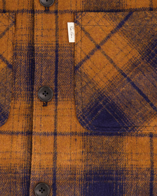 Southern Gents Quilted Overshirt - Mustard Plaid