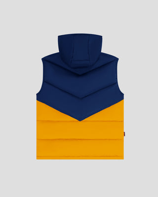 Southern Gents Puffer Vest - Mustard + Navy