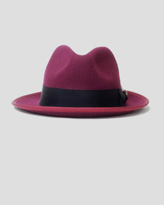 Southern Gents Trilby Fedora - Burgundy V2