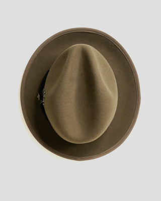 Southern Gents Trilby Fedora - Dark Olive
